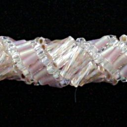 Pink Bugle Twist with Memory Wire 2