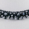Black & Silver Crystal Necklace 5