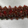 Garnet Woven Bracelet 2