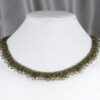 Champagne Crystal Woven Necklace 2