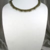 Champagne Crystal Woven Necklace