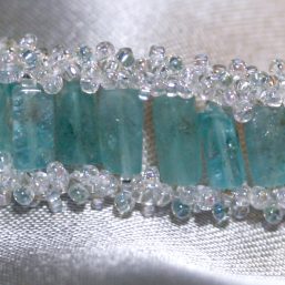 Aquamarine Beaded Bracelet