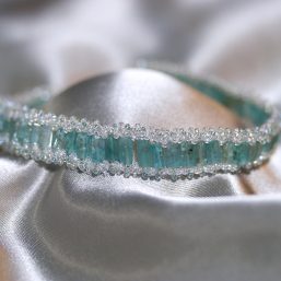 Aquamarine Beaded Bracelet