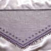 “Silver Mist” Beaded Scarf