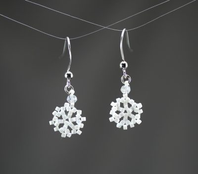 Small Snowflake Earrings