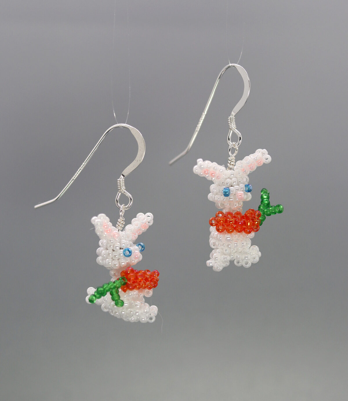 Bunny With Carrot Earrings