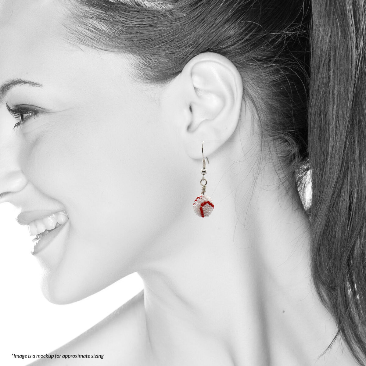 3D Baseball Earrings - Image 3