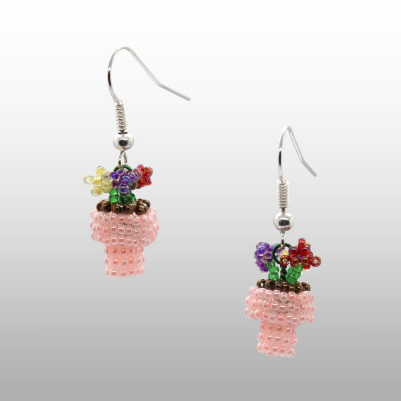 Flower Pot Earrings