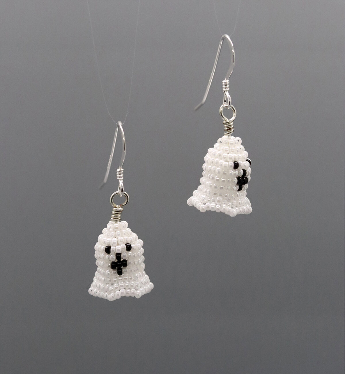 3D Ghost Earrings
