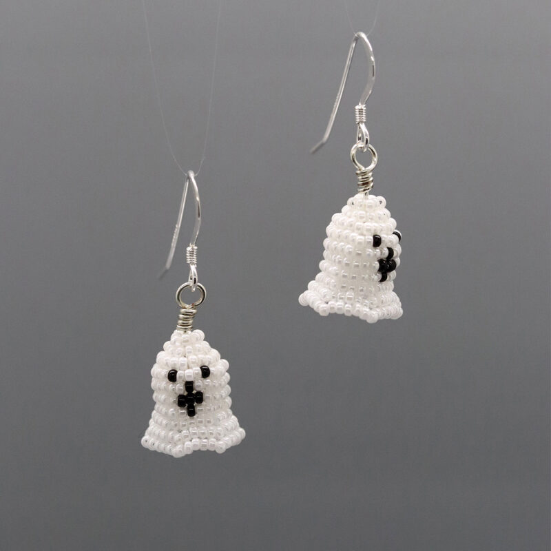 3D Ghost Earrings