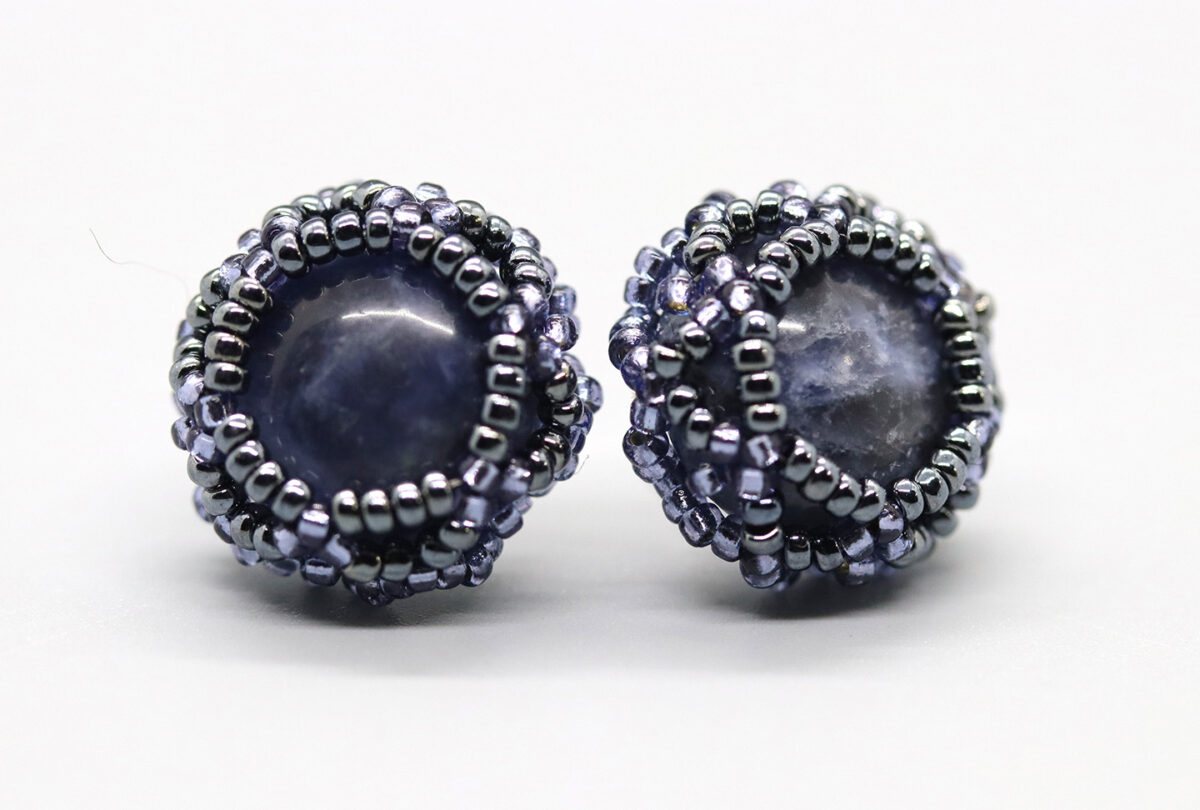Sodalite Stud Earrings