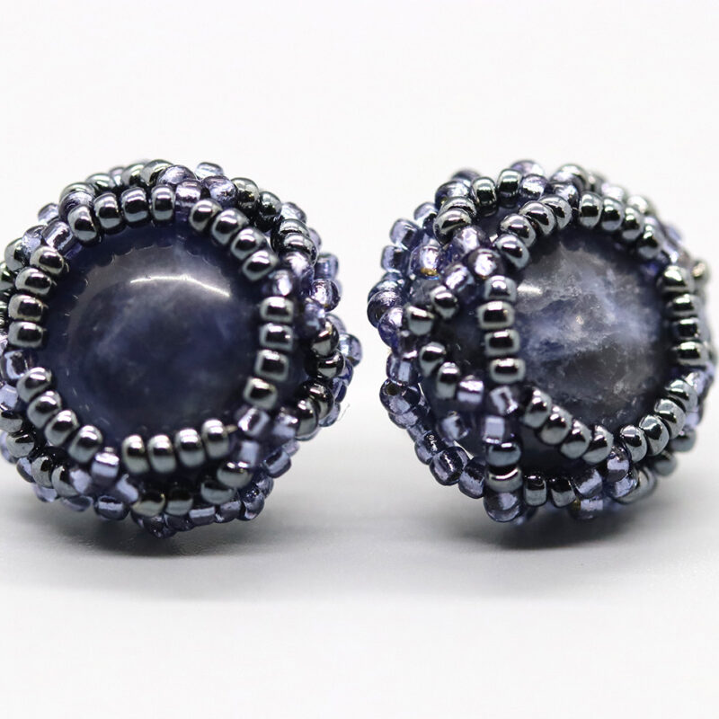 Sodalite Stud Earrings