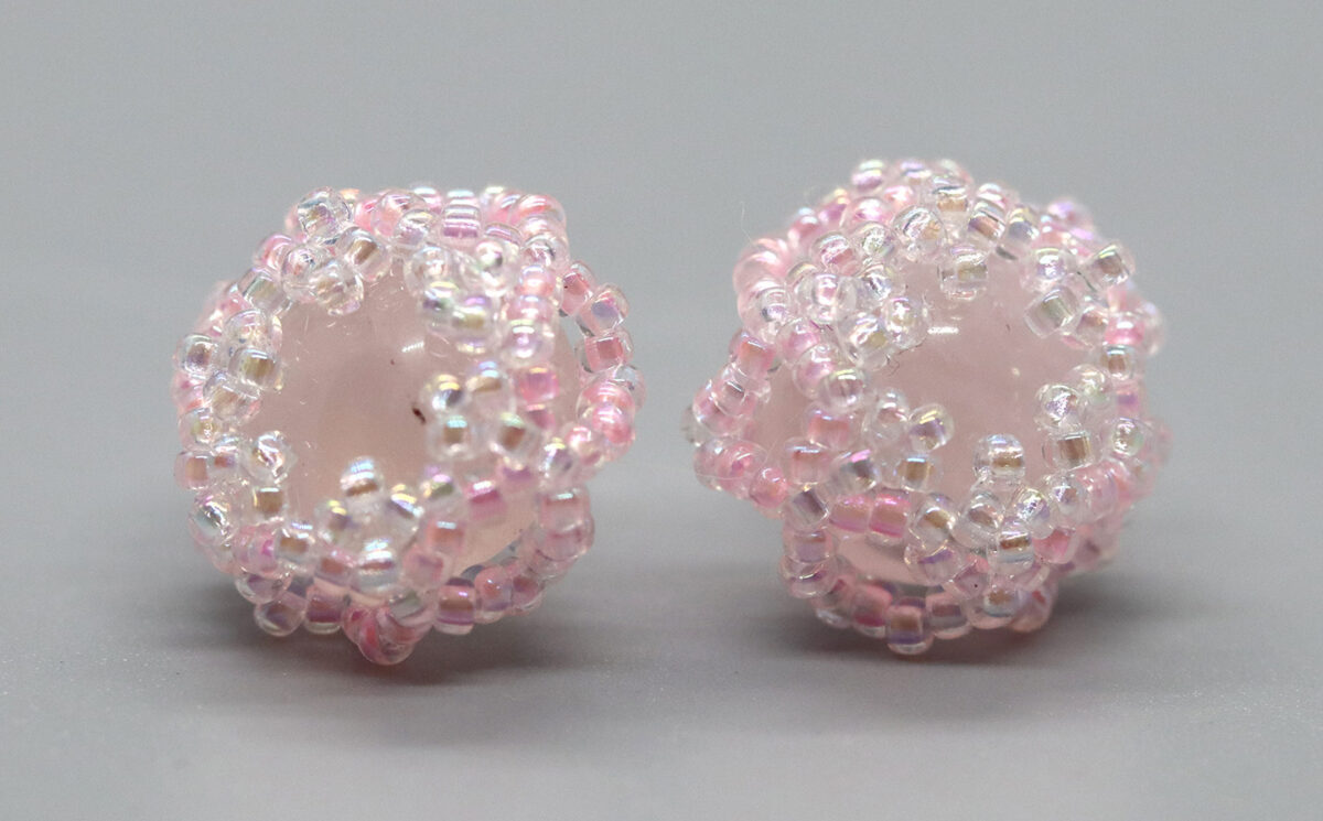 Rose Quartz Stud Earrings