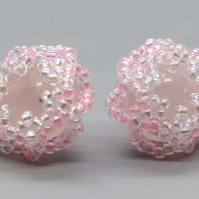 Rose Quartz Stud Earrings