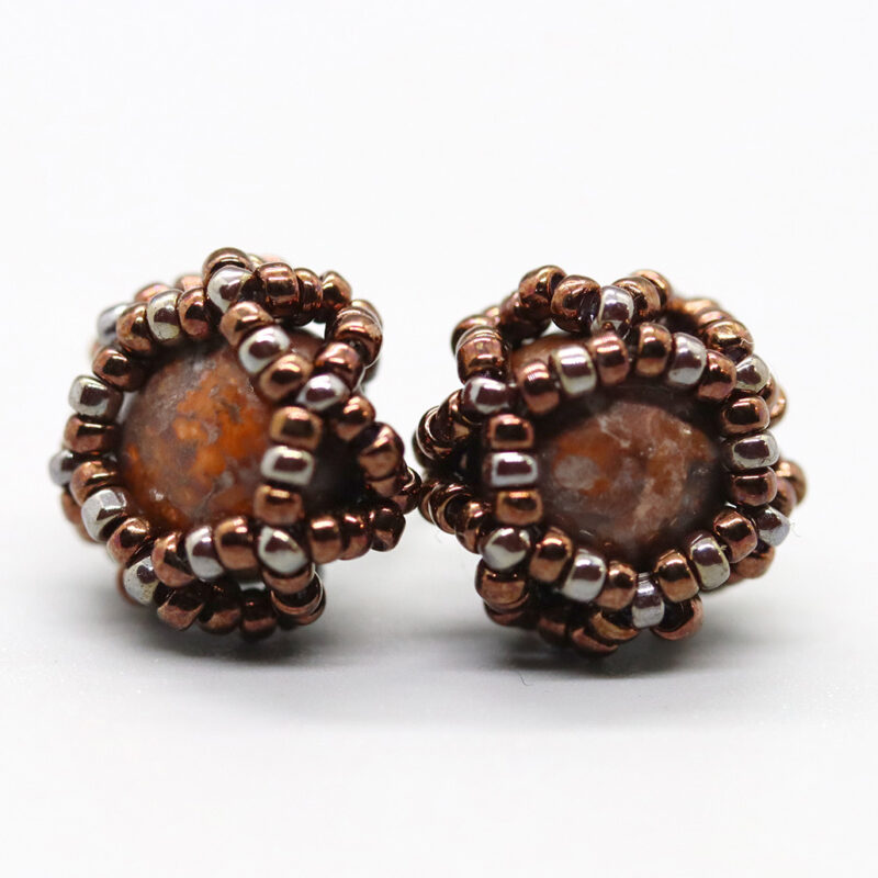 Jasper Stud Earrings