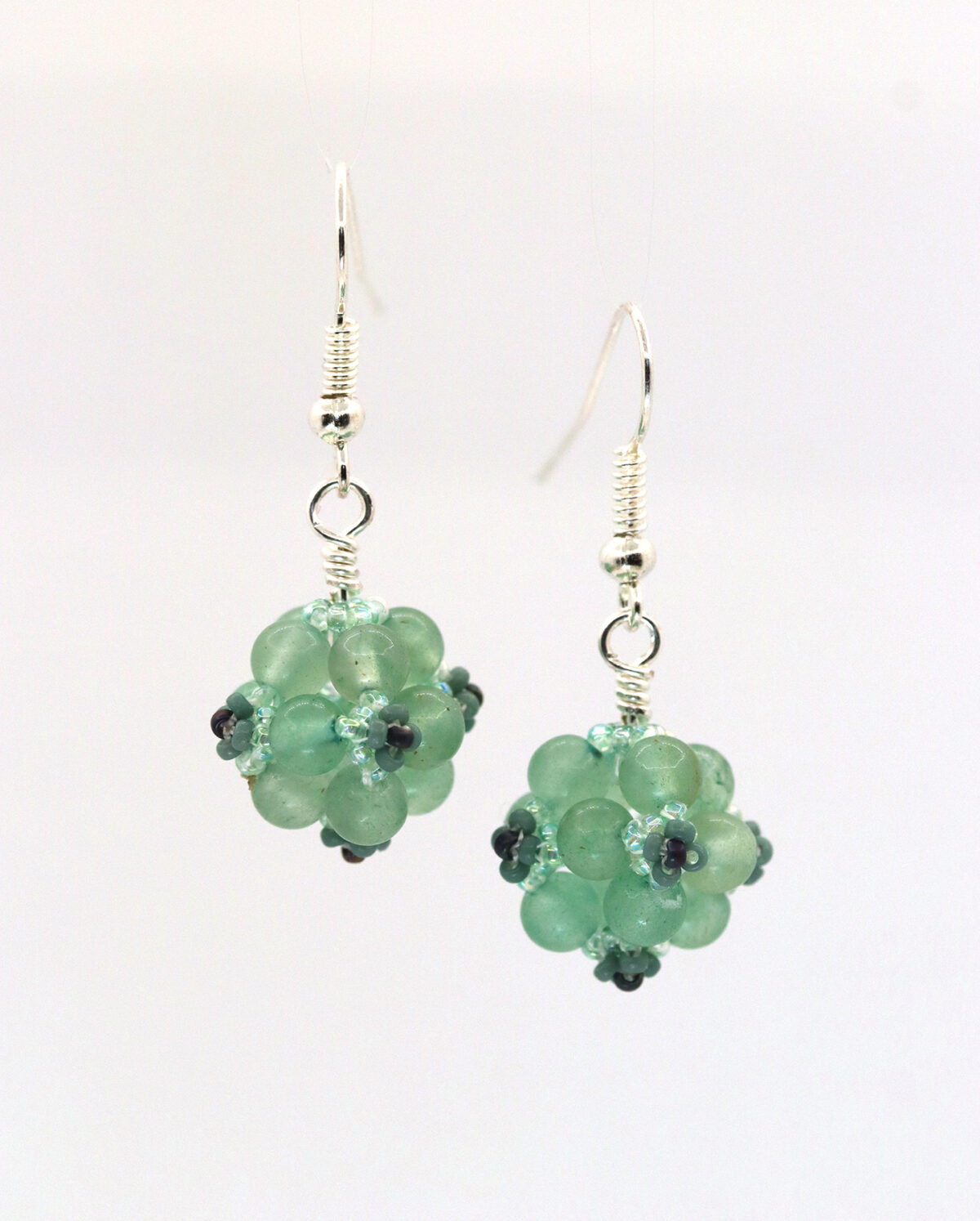 Aventurine Bubble Earrings