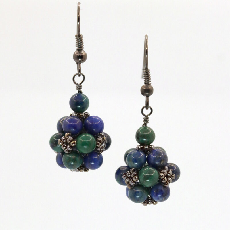 Azurite Bubble Earrings