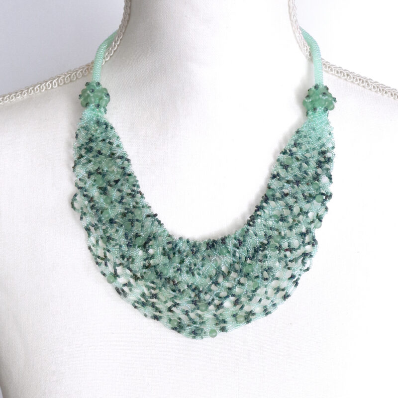 Aventurine "Mermaid" Mini-Scarf