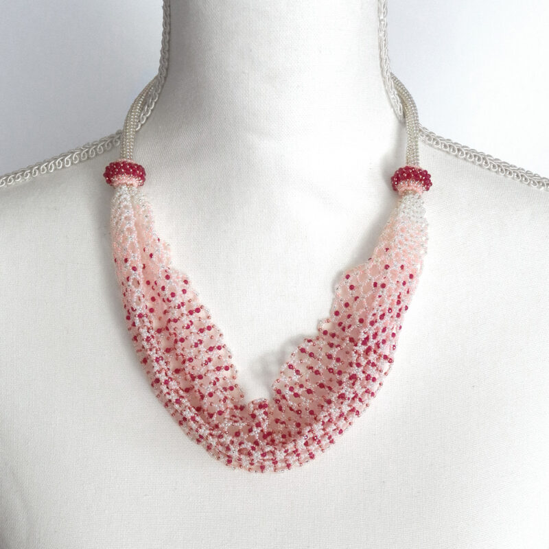 Strawberries & Cream Ruby Mini-Scarf