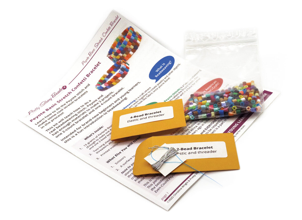 New Beginners' Even Count Peyote Stretch Bracelet Kit - Image 2