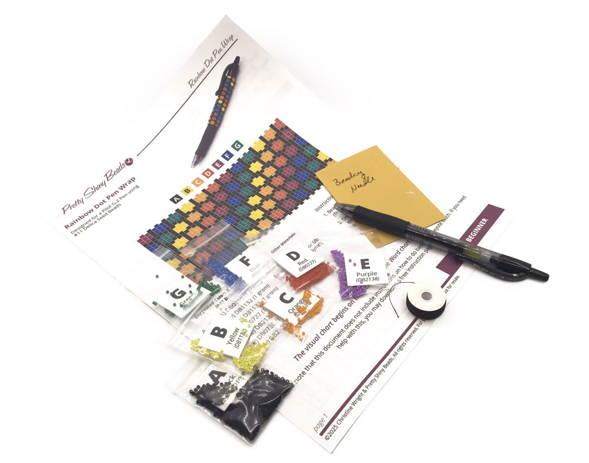 Rainbow Dot Pen Wrap - Image 2