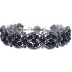 Blue Goldstone Woven Bracelet