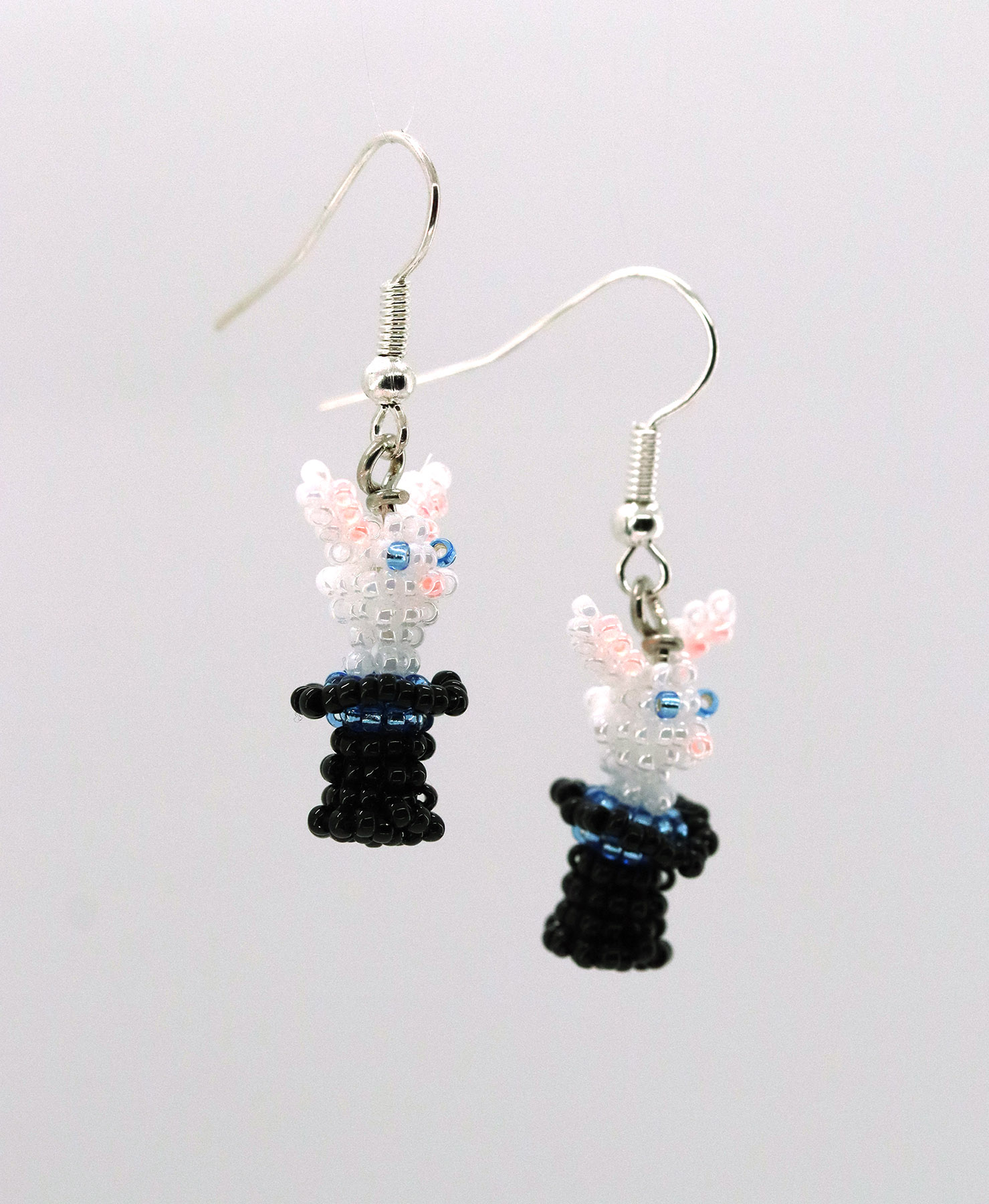 3D Magic Bunnies Earrings